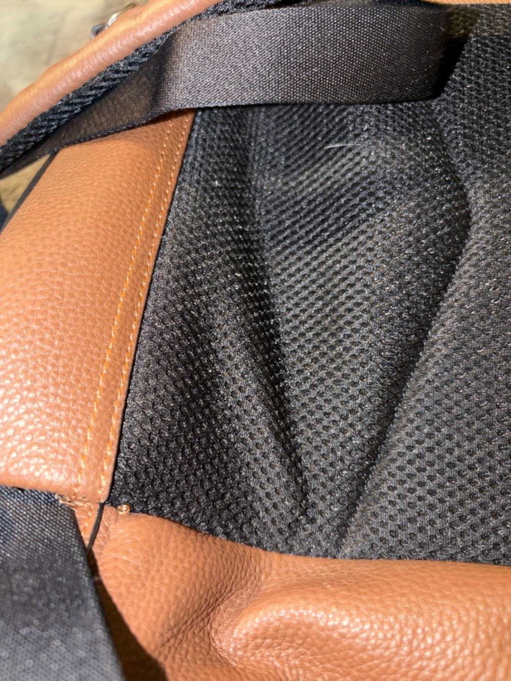 Coach Pebbled Leather Drawstring Backpack - Brown - Picture 5 of 10